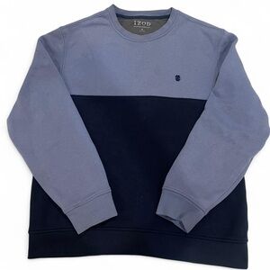 Izod Men's Crewneck Sweater - Purple and Navy